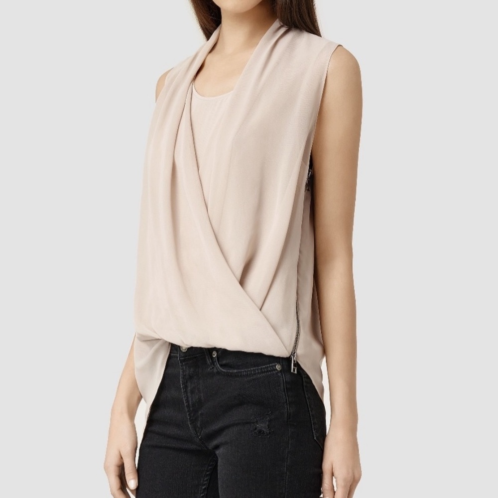 NWOT All Saints Blouse in White